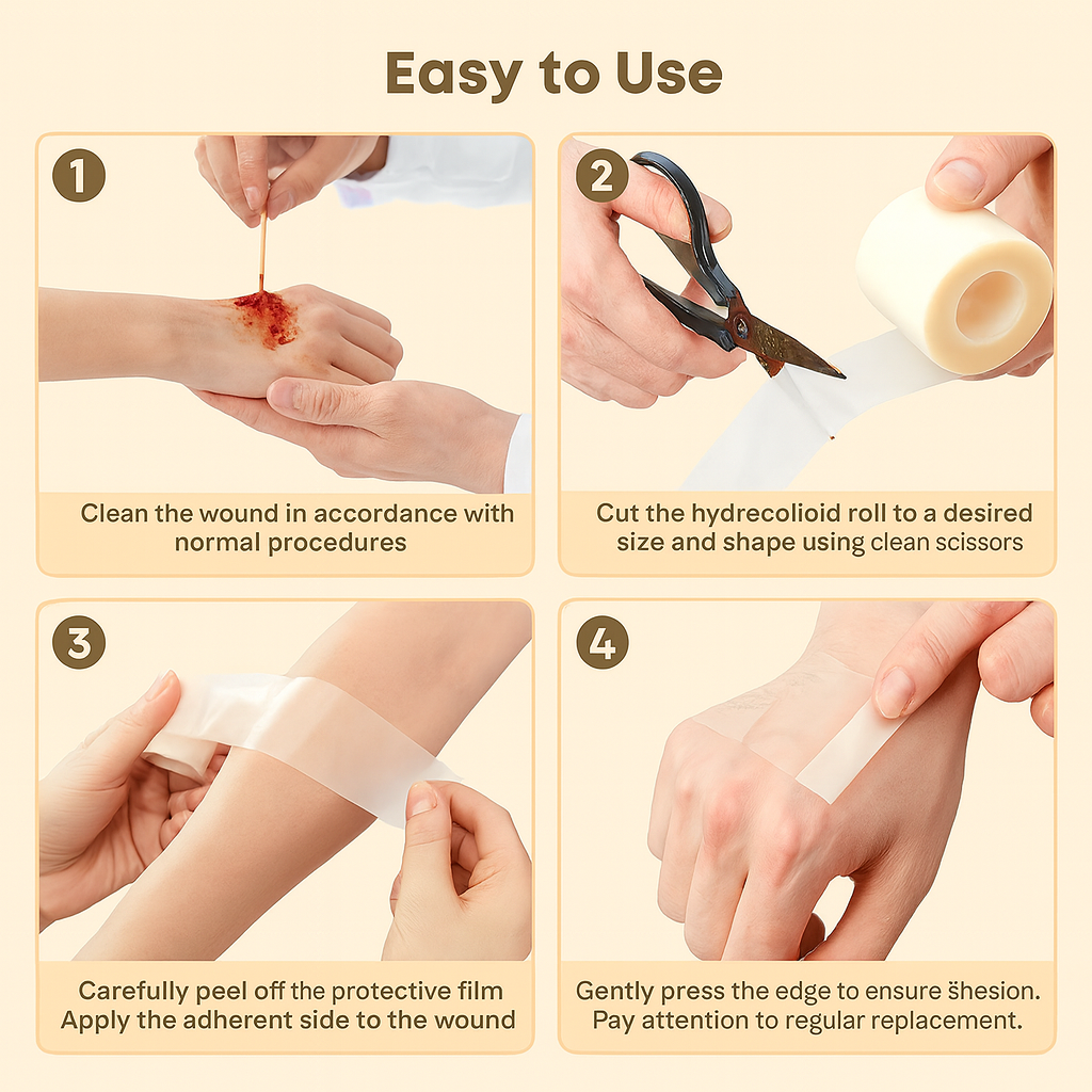 Dermayra Medical-Grade Hydrocolloid Roll