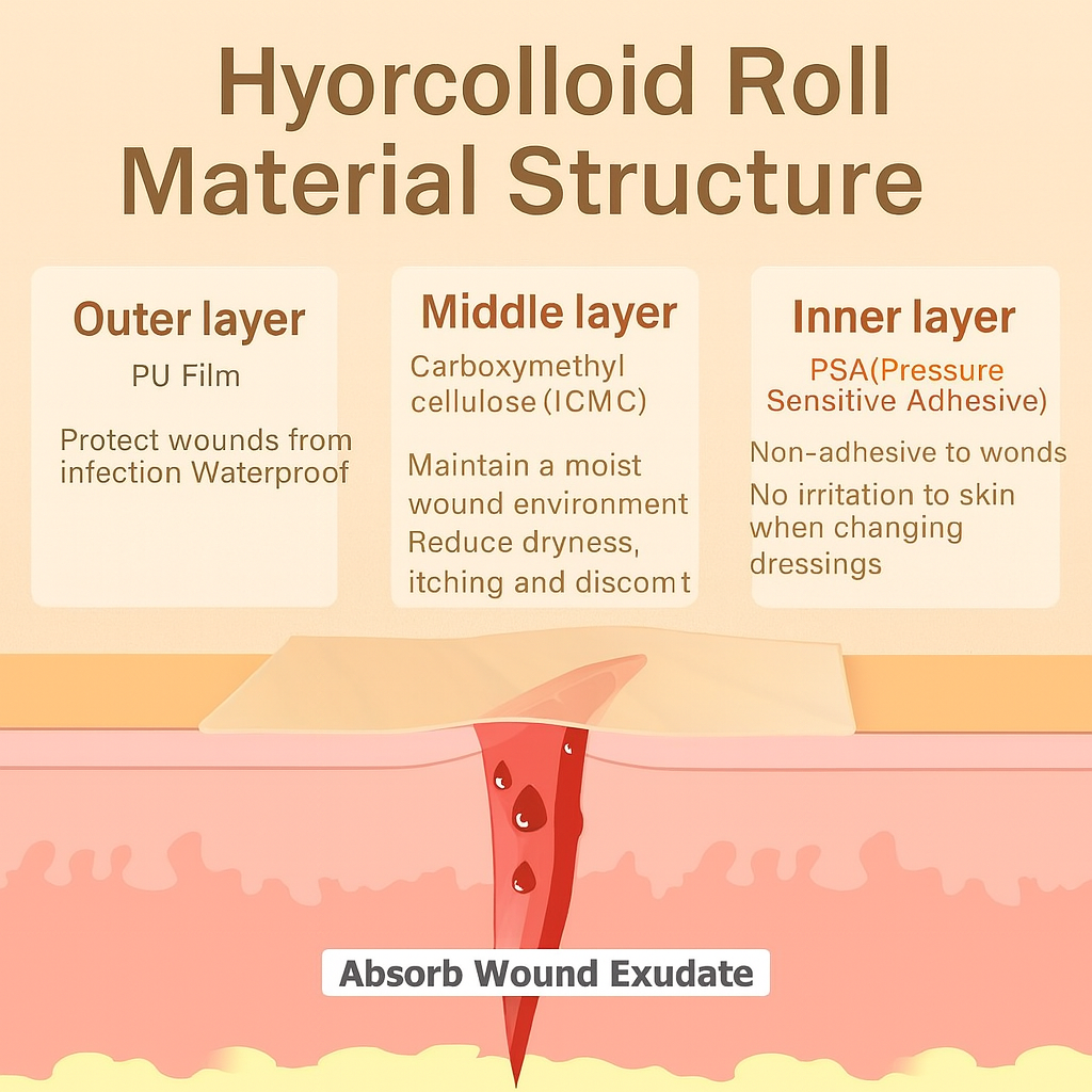 Dermayra Medical-Grade Hydrocolloid Roll